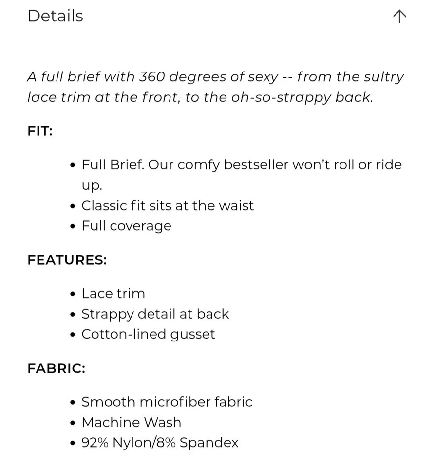 Sexy braguita calzoncillo completo con tiras en la espalda Miami Fushia de Lane Bryant talla grande 18/20, 2X Foto 4 de 4