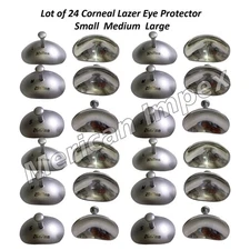 Lot of 24 Corneal Laser Eye Shield Protector Ocular Opthalmic Eye Protector S,ML