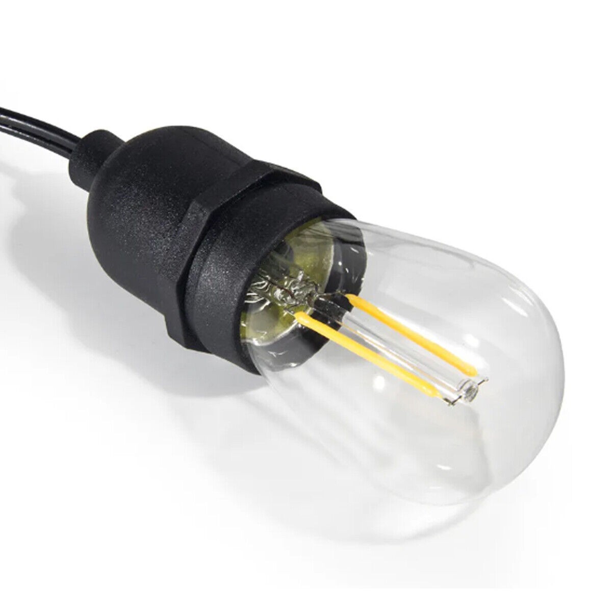 20m Solar Festoon Lights Outdoor Garden Party 20+1 LED String lamp Waterproof AU — image 3