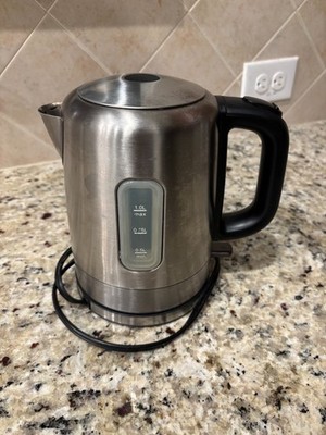 Amazon Basics Electric Stainless Steel Kettle for Tea and Coffee, BPA-Free
