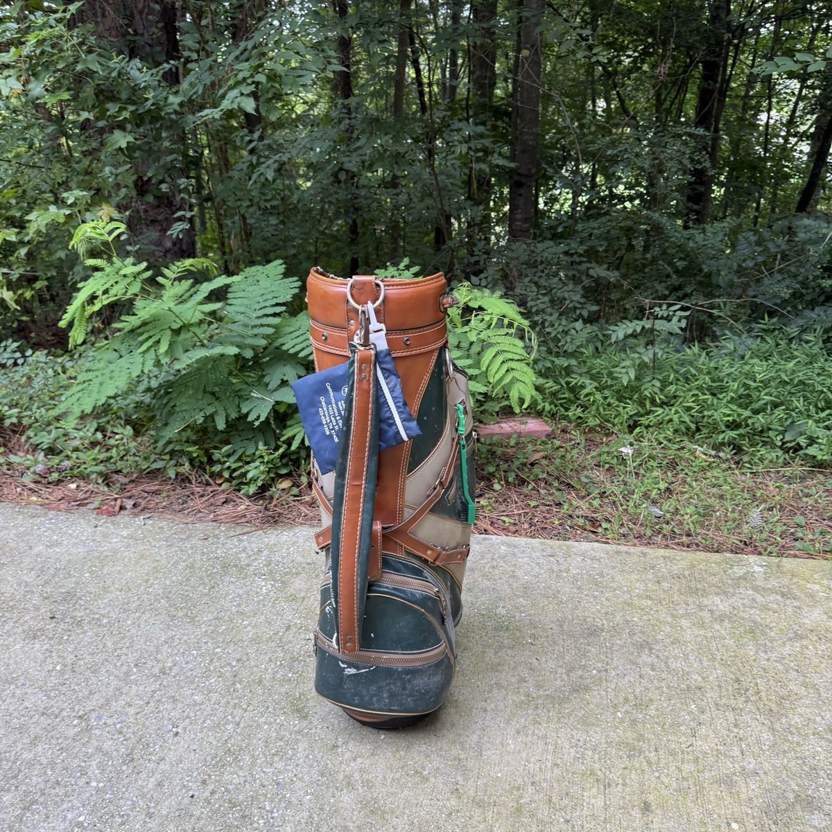 hot z golf bag vintage leather | eBay
