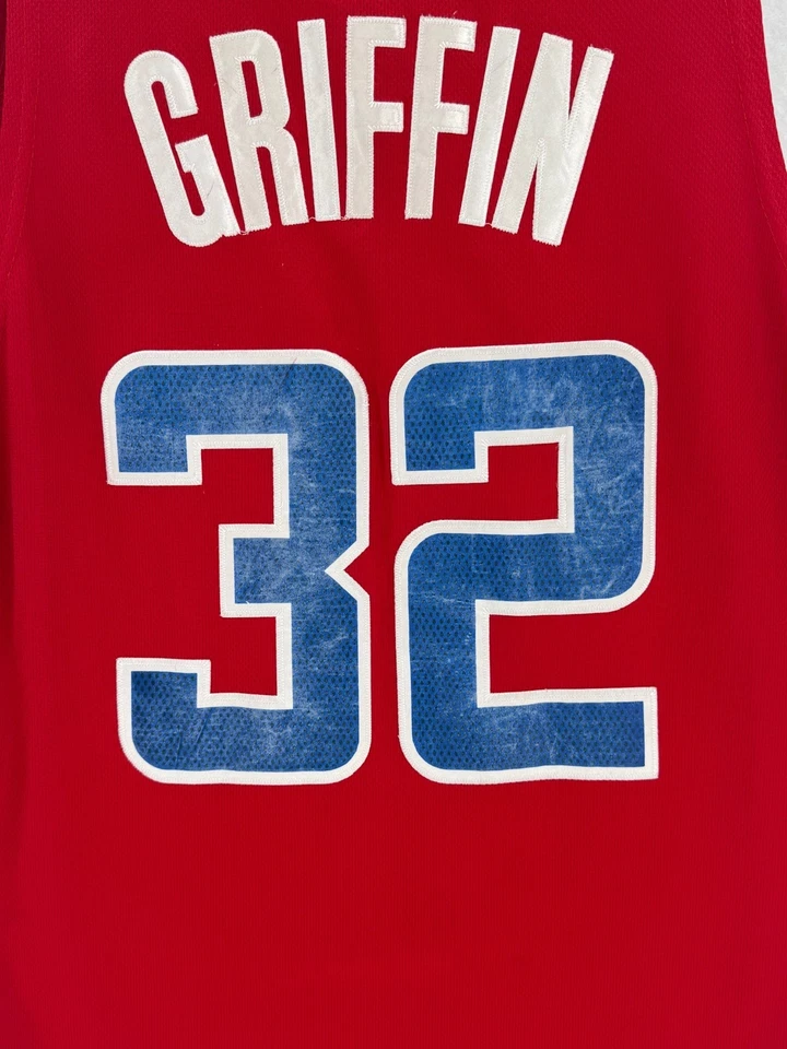 Adidas NBA Los Angeles Clippers Blake Griffin #32 Basketball Red Jersey Sz L - Image 3 of 4