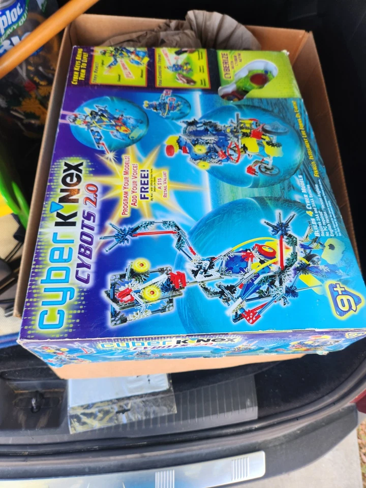 Cyber K'Nex Cybots 2.0, conjunto de brinquedos de construção. Vintage - Imagem 4 de 4