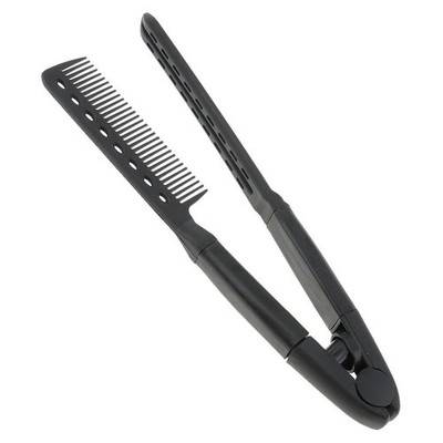 Haarglätter Glättkamm Klappbürste Salon