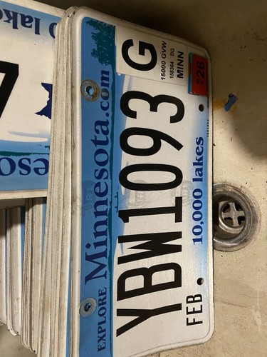 Minnesota License Plates Lot Of 30 Comon 10 Blackout 3 Patriotic Lot 2 Expired 