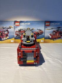 LEGO Creator Fire Rescue (6752): Fire Truck & Helicopter Complete Set 