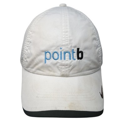 Point B Strapback Hat White One Size Adjustable Embroidered Nike Golf