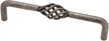 5 Pewter  Birdcage Pulls Handles Kitchen Cabi...