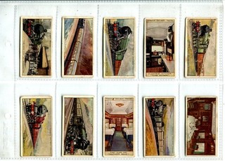 Famous Railway Trains 1928 Ogdens Guinea Gold Cigarette Cards Full Set of 25