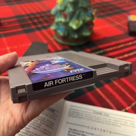 NES AIR Fortress 1989, Tested Original Owner, Cartridge/Sleeve/Manual