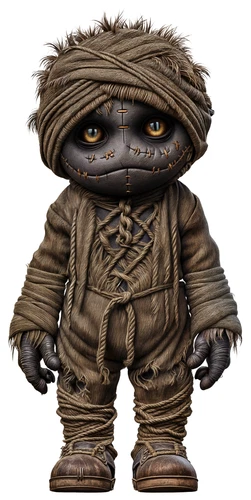 Voodoo Doll Black Magic Rituals Self Adhesive Sticker