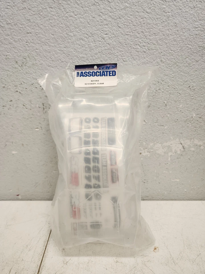 (2) Team Associated SC18 1/18 RC 4WD Short Course Truck Body-Shell 21353 New - Image 2 of 4