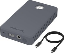 SABRENT Thunderbolt Dual NVMe Gehäuse, 2 Bay M.2 SSD Dockingstation, 40Gbps
