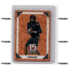 2025 Leaf NSCC The National Proof - Cameron Cam Ward Rookie 1/1 Orange Dots