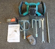Cordless Paddle Mixer for Makita 21V Battery Paint Cement Plaster Mixer Tool