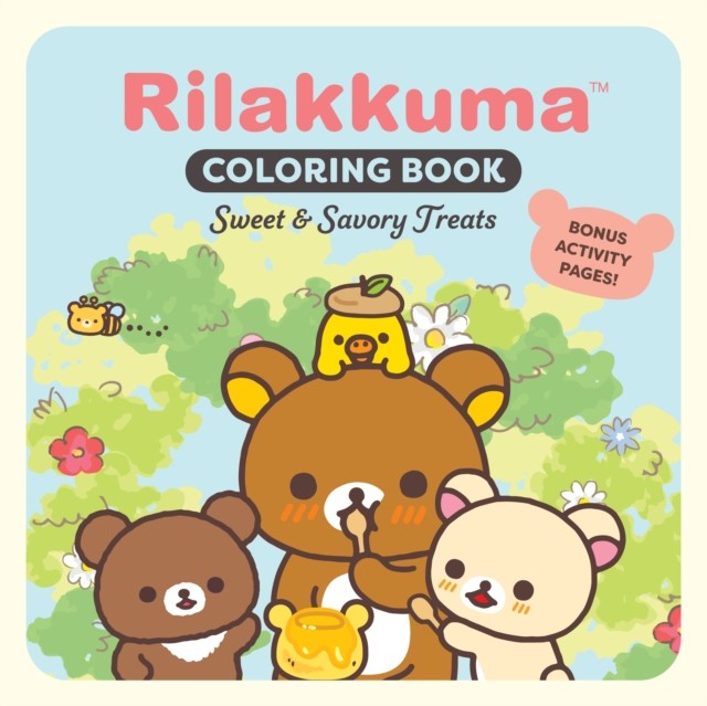 Rilakkuma Coloring Book: Sweet & Savory Treats by San-X (Paperback Book) - Image 3