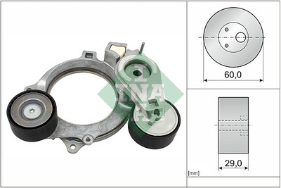 Schaeffler INA 534 0935 10 Riemenspanner, Keilrippenriemen für AUDI,SEAT,SKODA,V