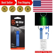 Ni Glo 2” UV Rechargeable Glow-in-the-Dark Keychain, 2 Pack for Adventurers