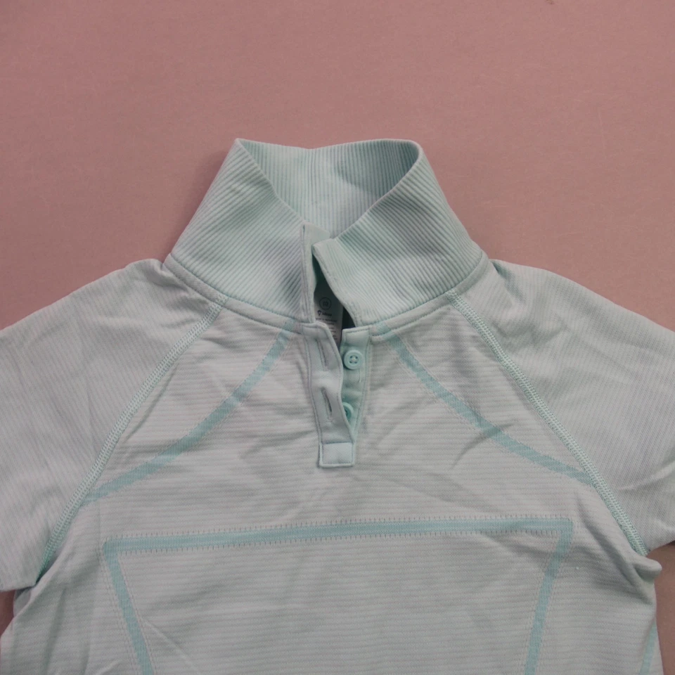 Camisa Ivivva Niñas 10 Manga Corta Cuello Pullover Ligero Polo Lululemon Foto 3 de 4