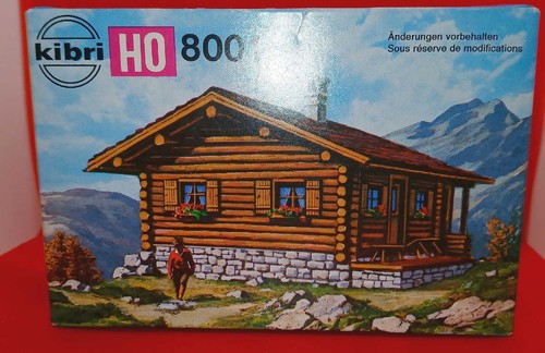 Casa de troncos Kibri H0 cabaña de troncos "Casa vista al lago" n.º 8001 vintage mercancía nueva | Zustand: Neu