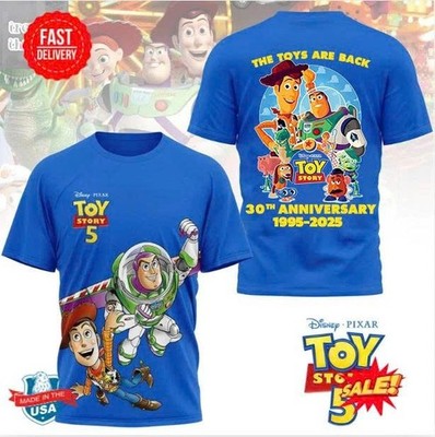 Toy Story 5 30th Anniversary 1995 2025 3D T Shirt