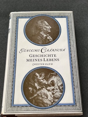 Buch Giacomo Casanova Geschichte meines Lebens Zweiter Band