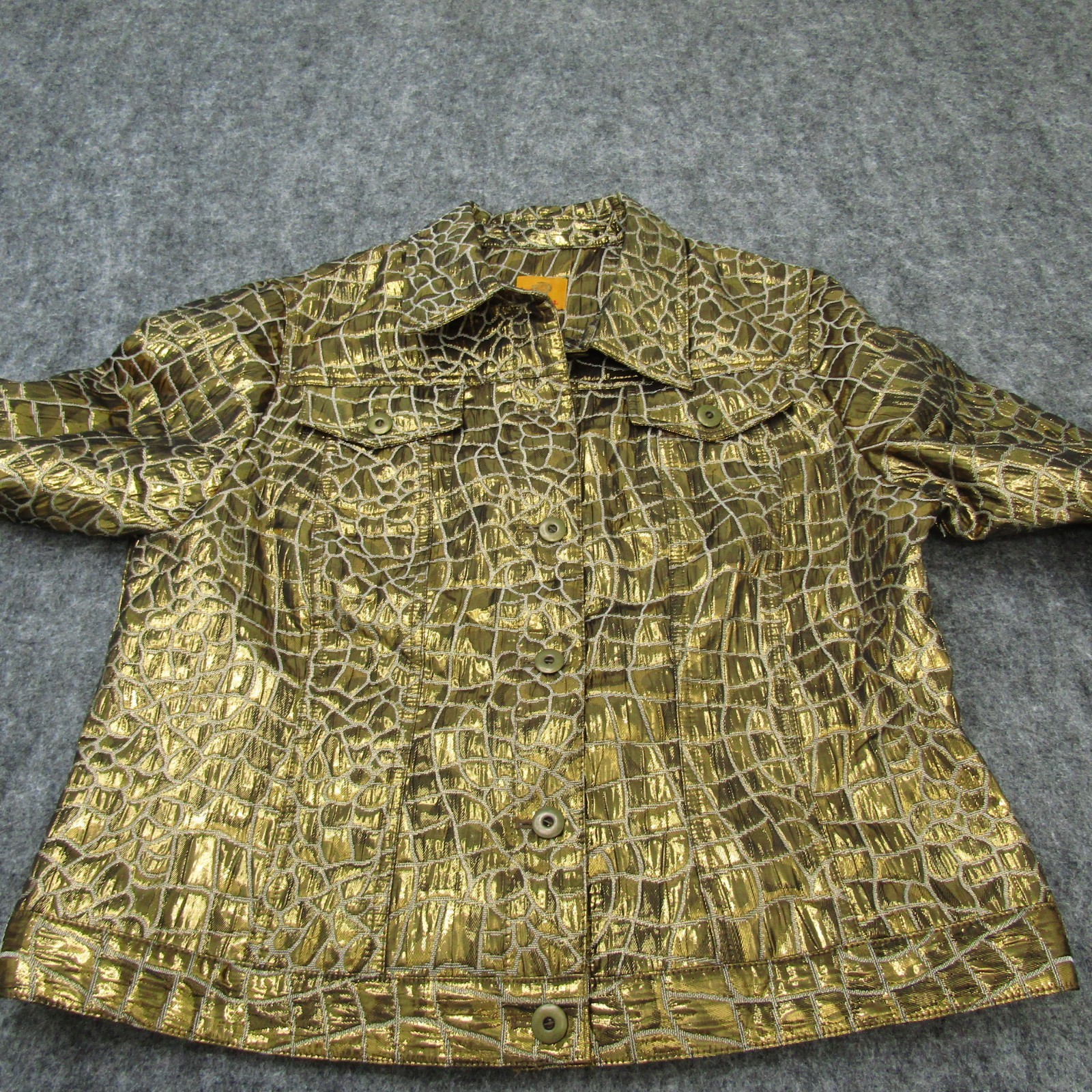 Ruby Rd. Jacket Button Up Collared Neck Womens 12… - image 5