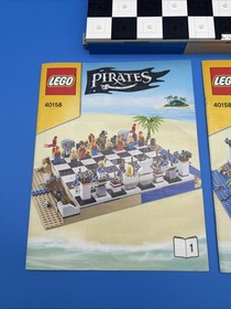 LEGO Pirates: Pirates Chess Set 40158 Chess Board And Manuals Only As Pictured
