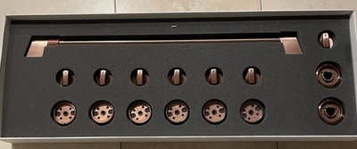 Café Brushed Copper Knobs & Handle Set CXPR6HKPMCU for Oven/Stove Cooktop