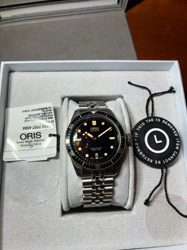 ORIS DIVERS SIXTY-FIVE DATE - BAD CROWN -READ     01 733 7720 ...