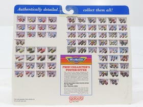 Micro Machines 1989 #8 Mobile Air Recon Blister Sealed 10081 