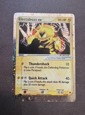 The Pokémon Company Electabuzz ex 97/109 EX Ruby & Sapphire Holo Eng 2003