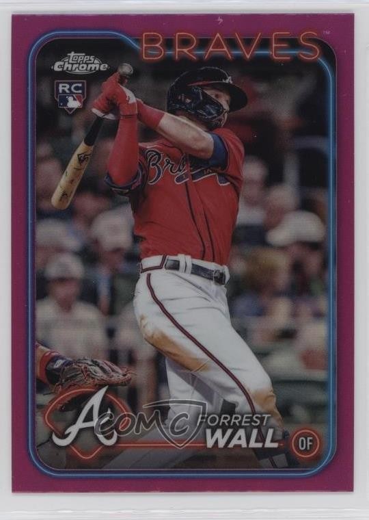 2024 Topps Chrome Pink Refractor Forrest Wall #176 Rookie RC 1jk8