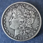 1900-S Morgan Silver Dollar $1 Coin -  Toned XF