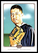 Yovani Gallardo 2010 Topps 206 #39 Brewers MLB READ FREE SHIPPING AutographDen