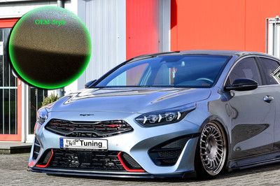 Spoilerschwert Frontspoiler mit Wing aus ABS für Kia Pro Ceed GT FL in OEM Optik