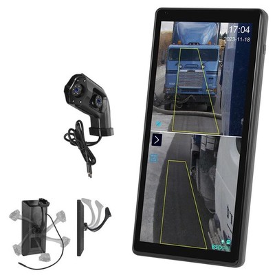 10.36'' Monitor R Side Electronic & Rear View Mirror Camera For Side Blind Area