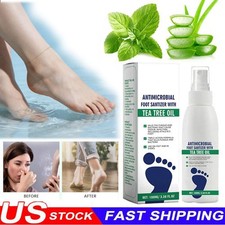2025 New Foot Sanitizer Spray with Tea Tree Oil, Tea Tree Oil Foot Spray 100ml