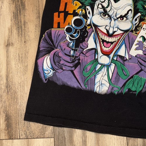 Vintage Batman The Joker Laughing Shirt Mens Small Single Stitch Rare USA 1989 - Picture 3 of 20