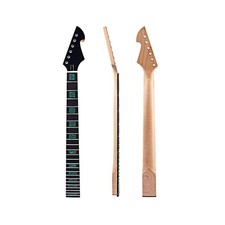 Electric Guitar Neck 24 Fret 25.5 inch Green Replacement Maple Rosewood