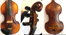 Baroque style Violin,SONG professional Maestro 5 strings violin 4/4 with drawing