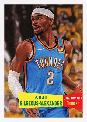 2025-26 Topps Now NBA LIVING SET Shai Gilgeous-Alexander OKC Thunder Card #7!