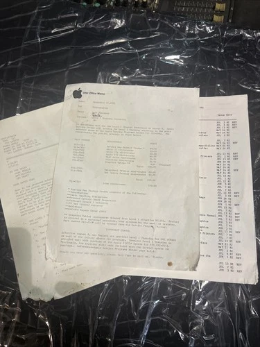 Apple Computers Tech Notes And Inter Office Memo 1982/83 👽👽🪐🪐