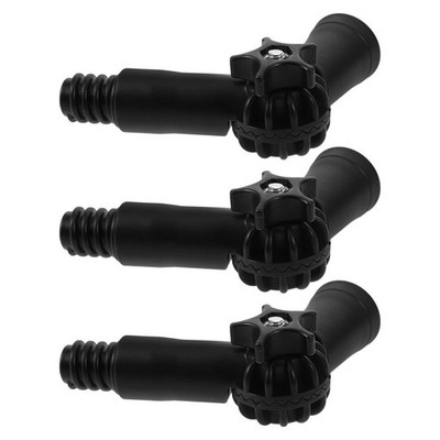 3 PCS Broom Handle Adapter Adjustable Angle Extension Pole Adjustment