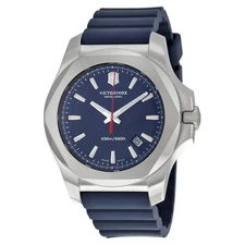 Victorinox Swiss Army INOX Blue Dial Blue Rubber Men's Watch 241688.1