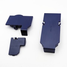 Gamecube DOL-001 101 violet bottom port covers Genuine Nintendo Product used