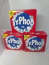 Typhoo Tea Bags 80 per pack 3 Pack Exp.07/27