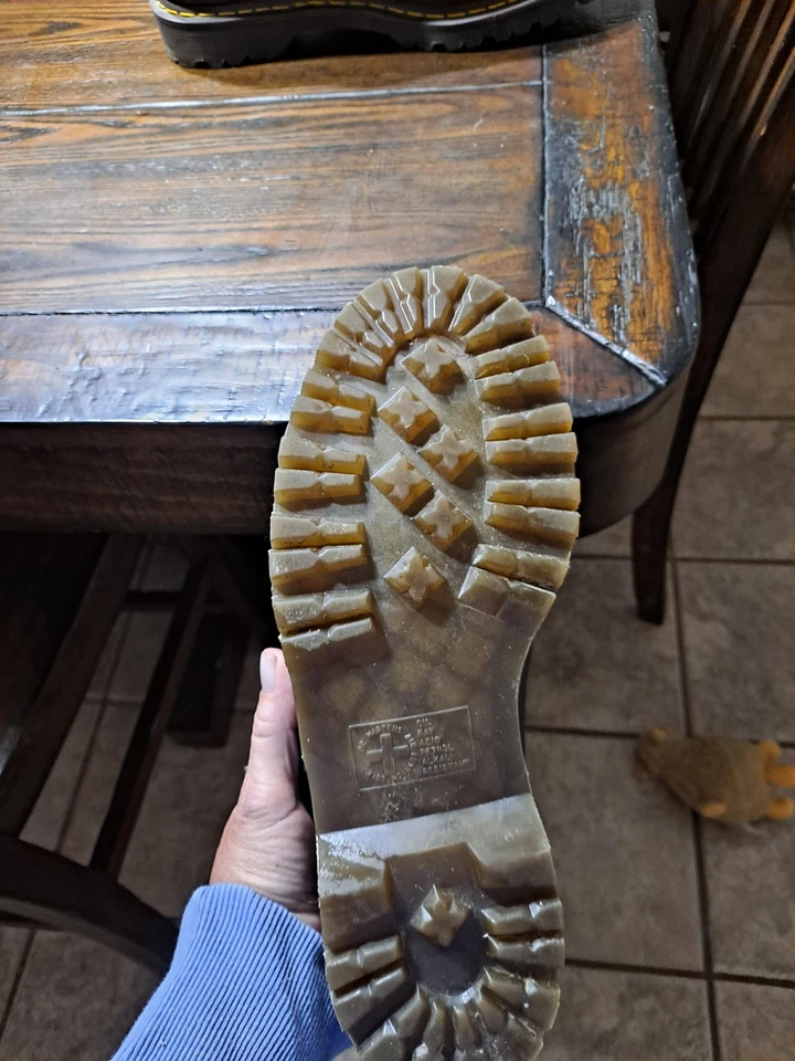 Винтажный Dr. Martins размер 11 Drk. Коричневый отличное состояние товара - Изображение 4 из 4