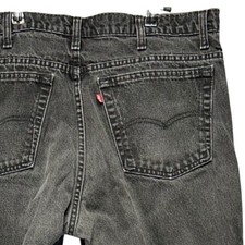 Vintage Levi's Jeans 505 Mens 40x32 Black Cotton 80's Aesthetic Made in Canada
