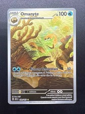 Carta Pokemon Omanyte S&V set 151 Mew 180/165 Near Mint Holo Italiano